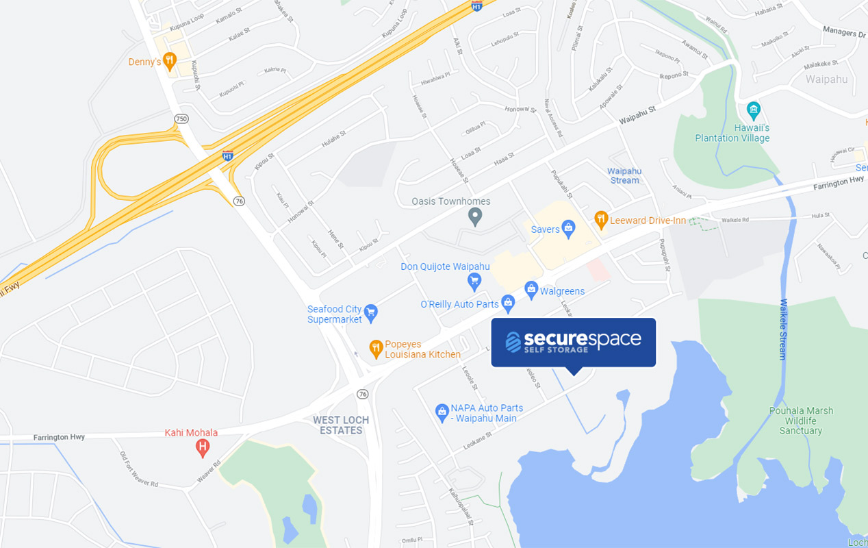 Conveniently located on Leokane St, directly accessible from Route 76 (Fort Weaver Rd).