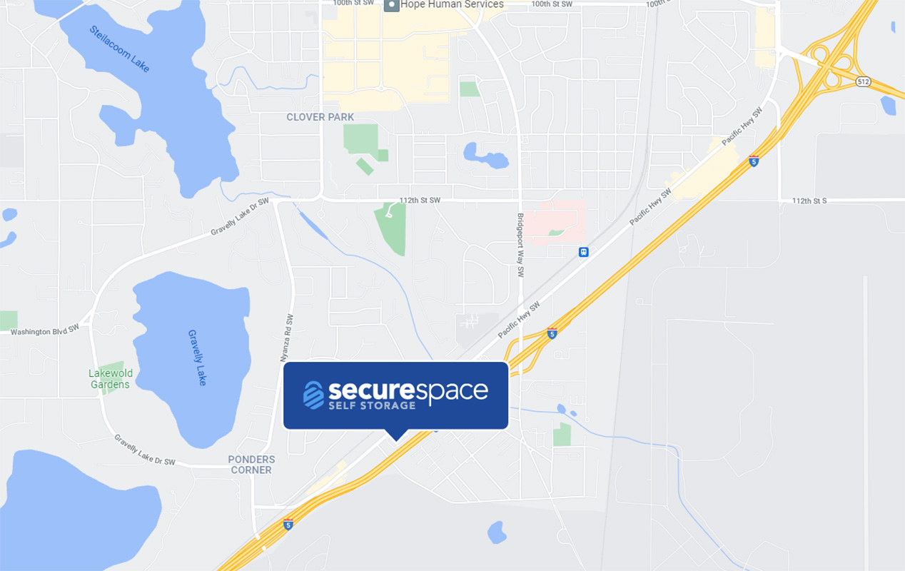 Conveniently located right off Pacific Hwy SW, directly accessible from the I-5.