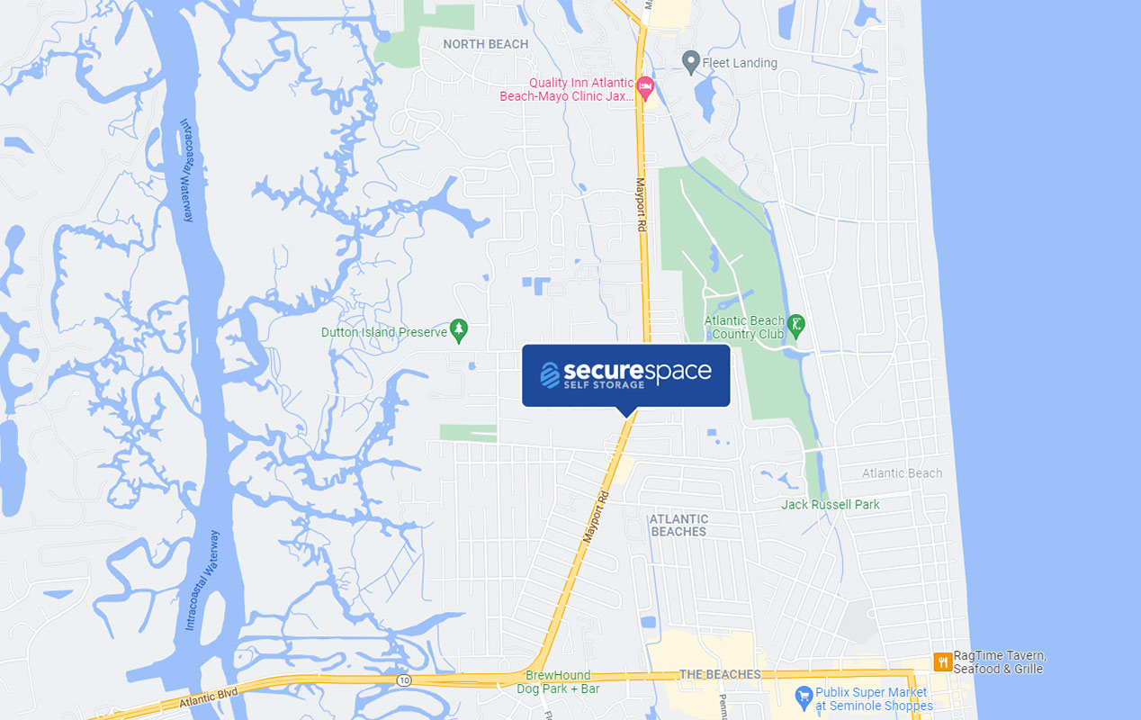 Conveniently located right off Mayport Rd (Hwy A1A).