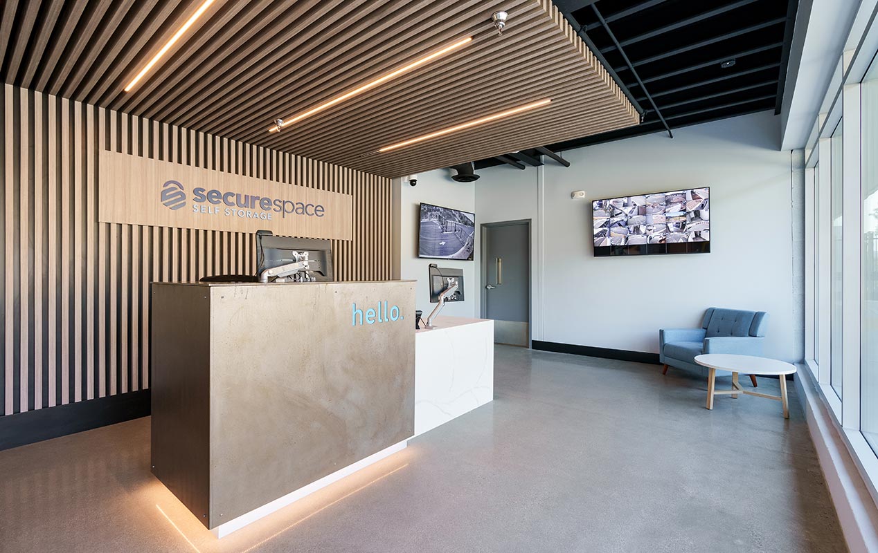 A welcoming lobby and workspace with free WiFi.