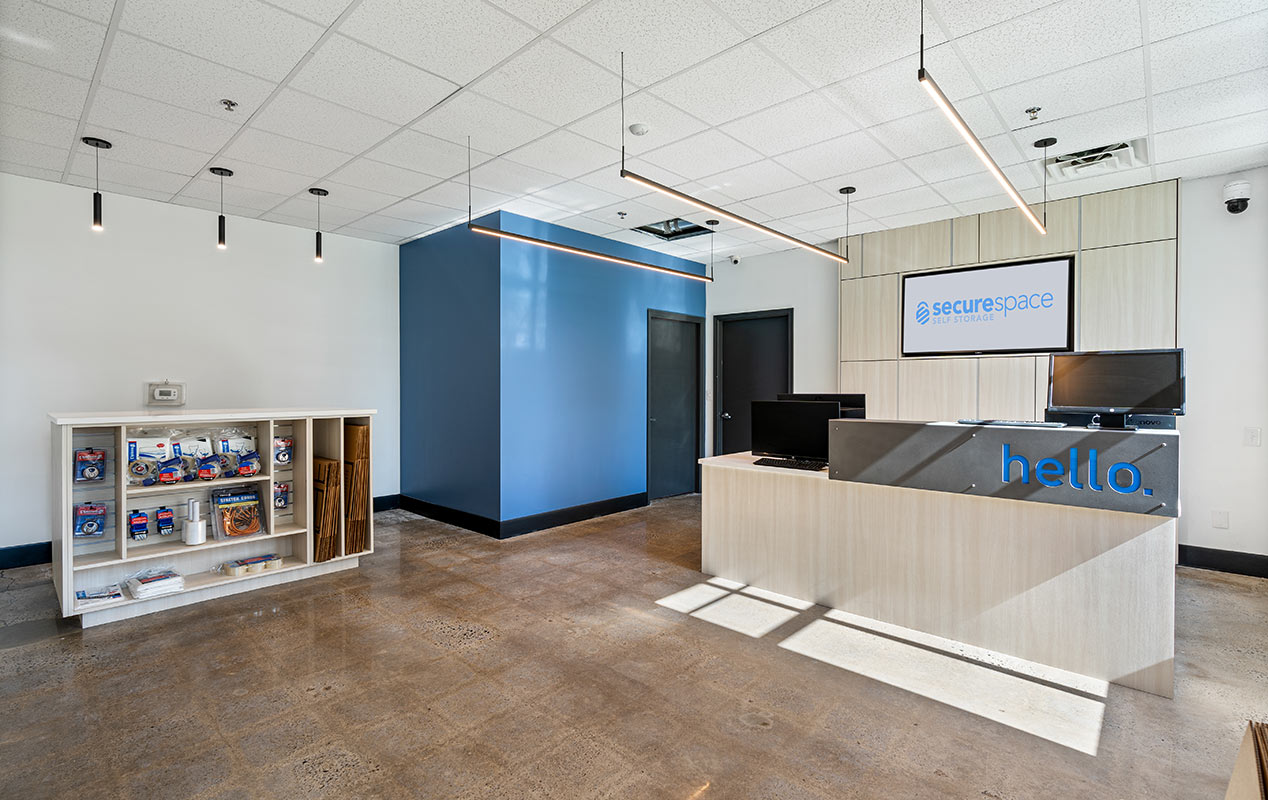 A welcoming lobby and workspace with free WiFi.