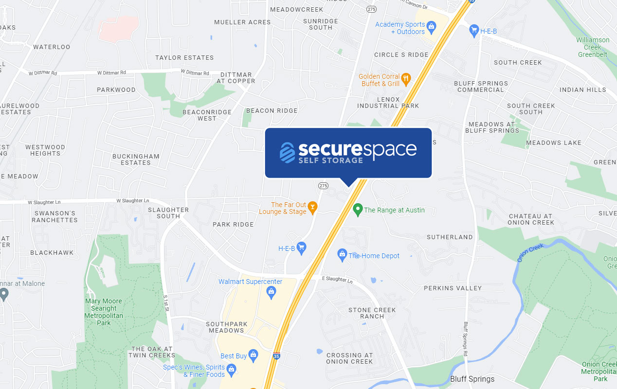 Conveniently located on S I-35 Frontage Rd, directly accessible from the I-35.