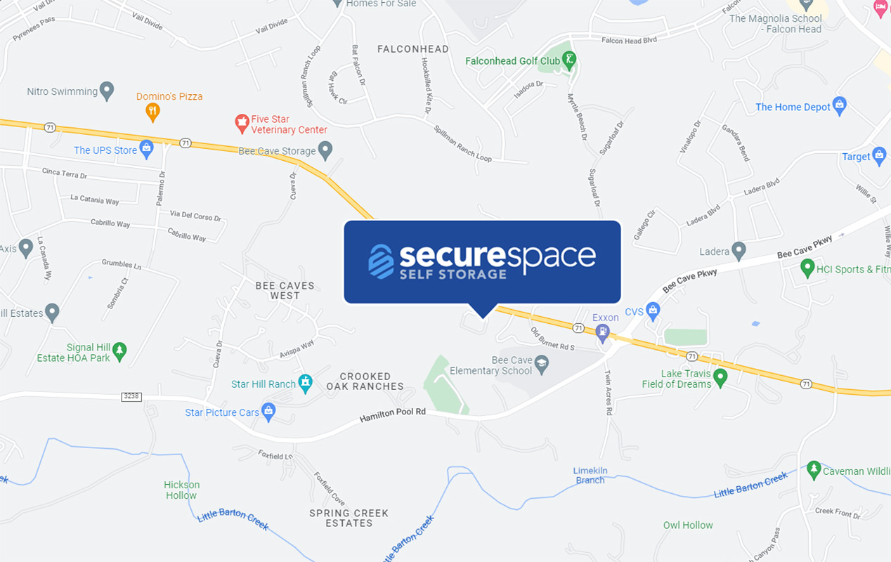 Conveniently located directly on State Highway 71.