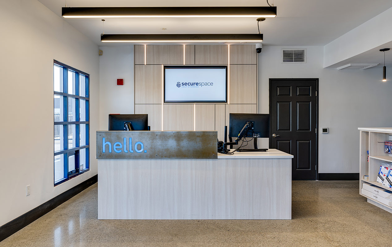 A welcoming lobby and workspace with free WiFi.