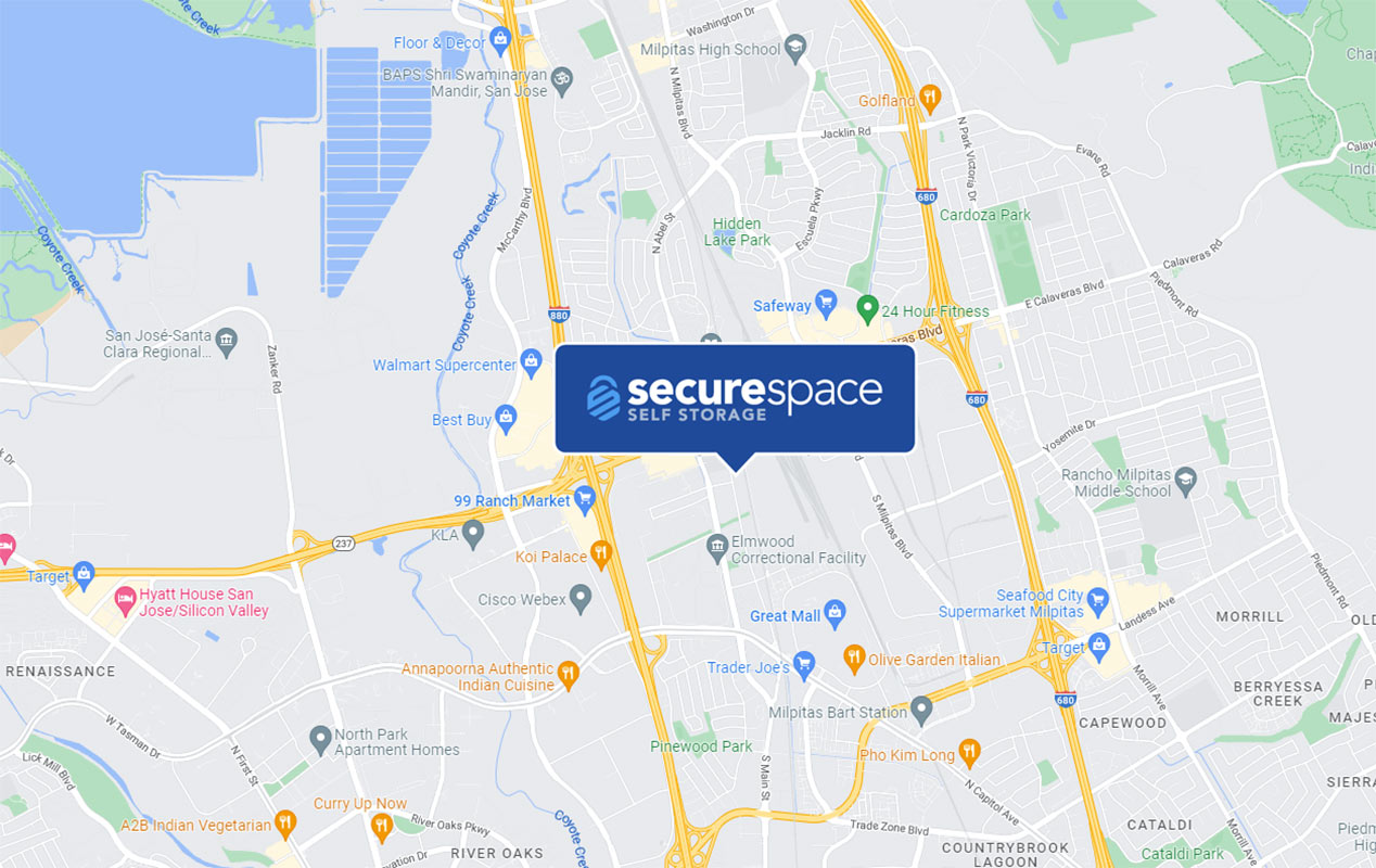 Conveniently located on S Main St, between I-880 and I-680.