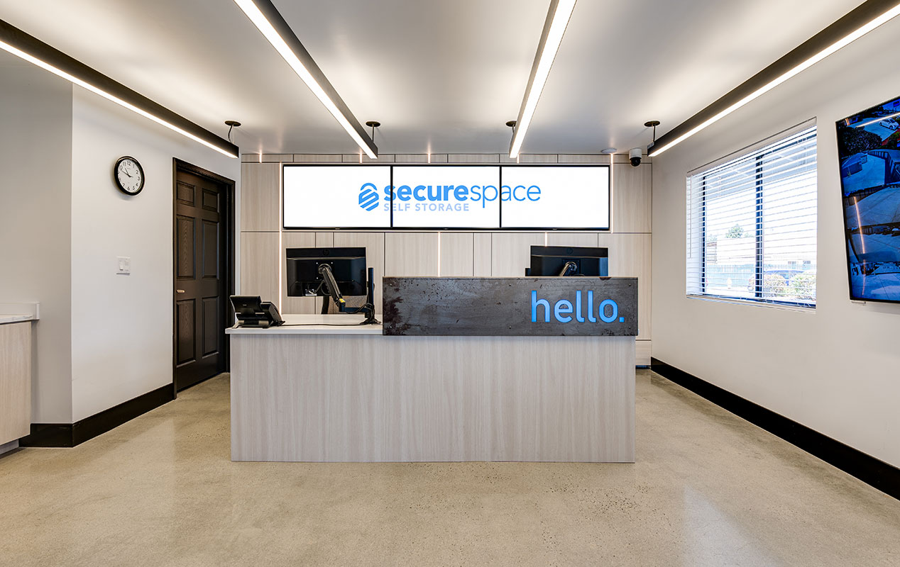 A welcoming lobby and workspace with free WiFi.