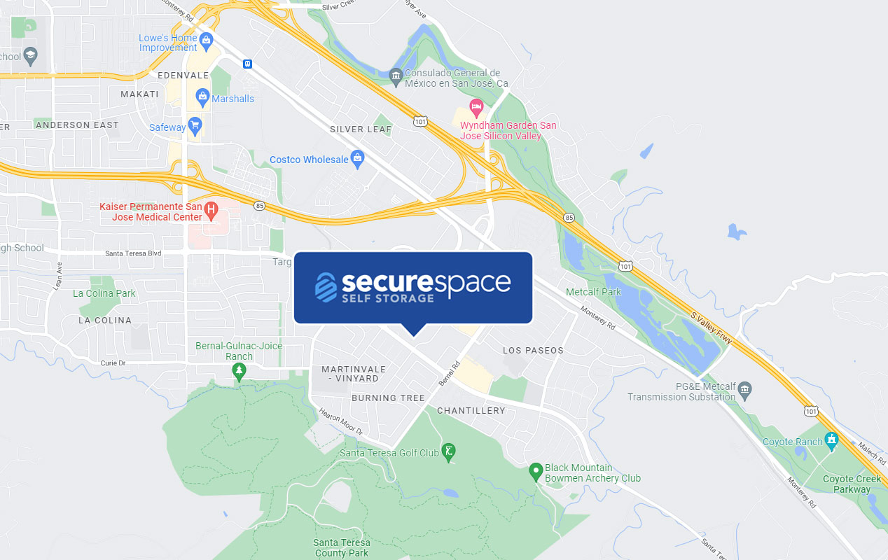 Conveniently located on Santa Teresa Blvd, directly accessible from CA-85 and U.S. 101.