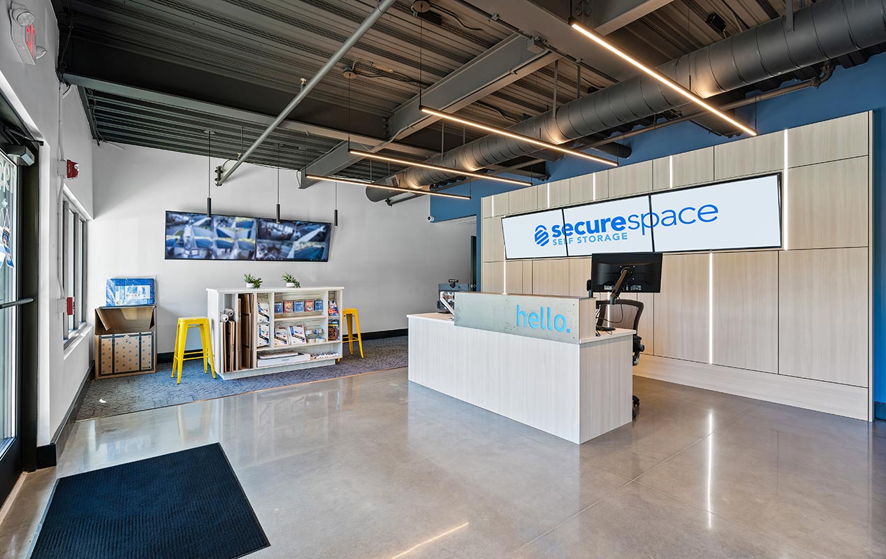 A welcoming lobby and workspace with free WiFi.