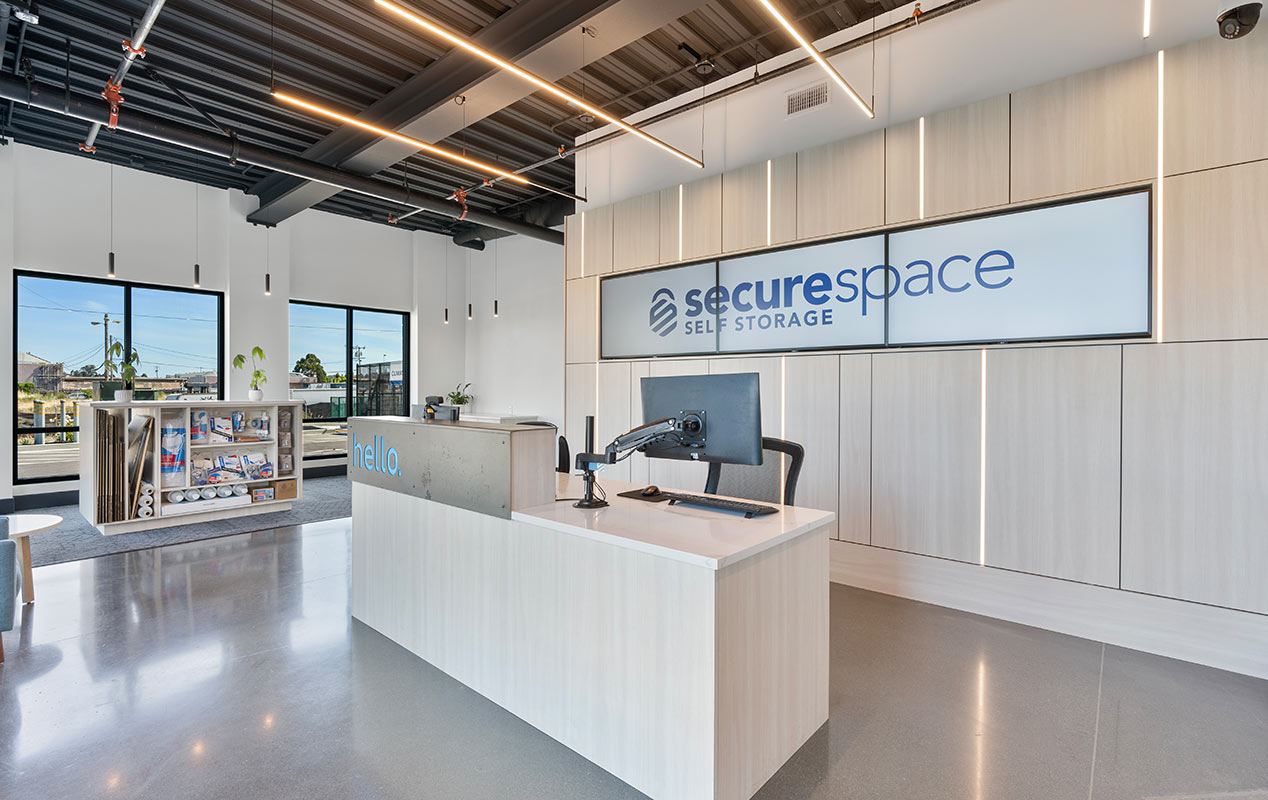 A welcoming lobby and workspace with free WiFi.