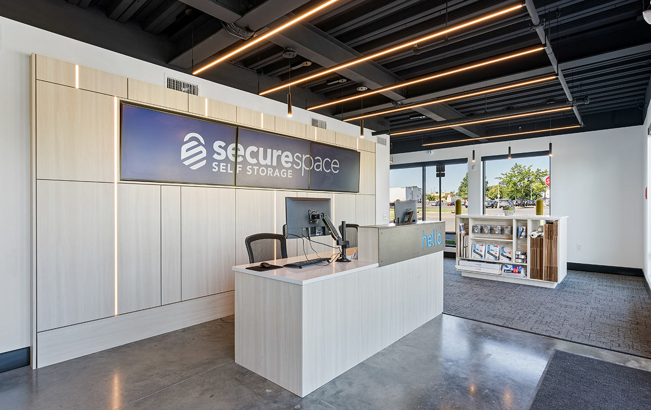 A welcoming lobby and workspace with free WiFi.