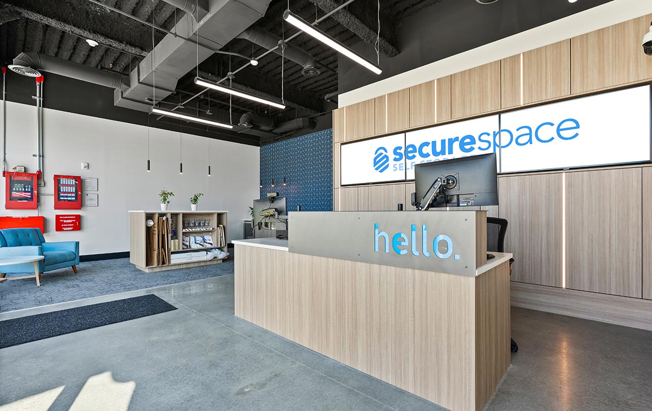 A welcoming lobby and workspace with free WiFi.