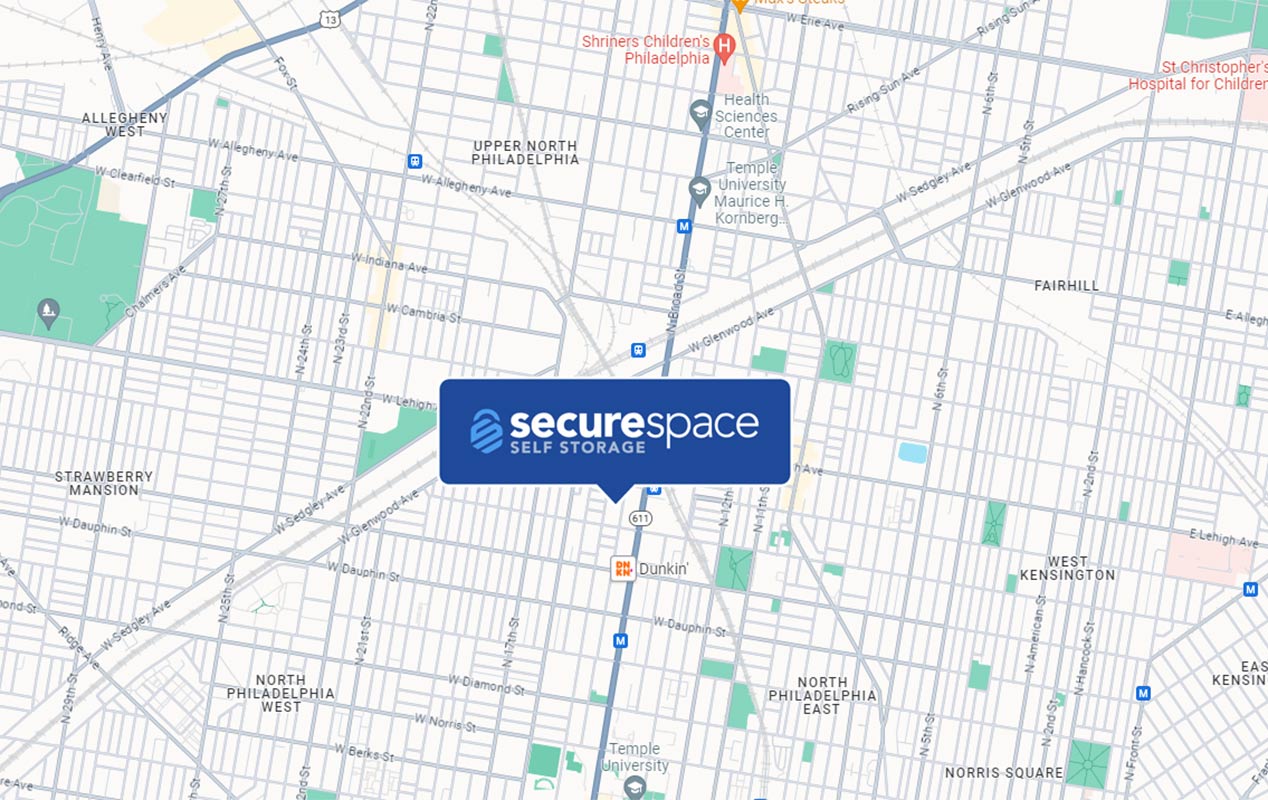 Conveniently located on N 15th St, directly accessible from Route 611.