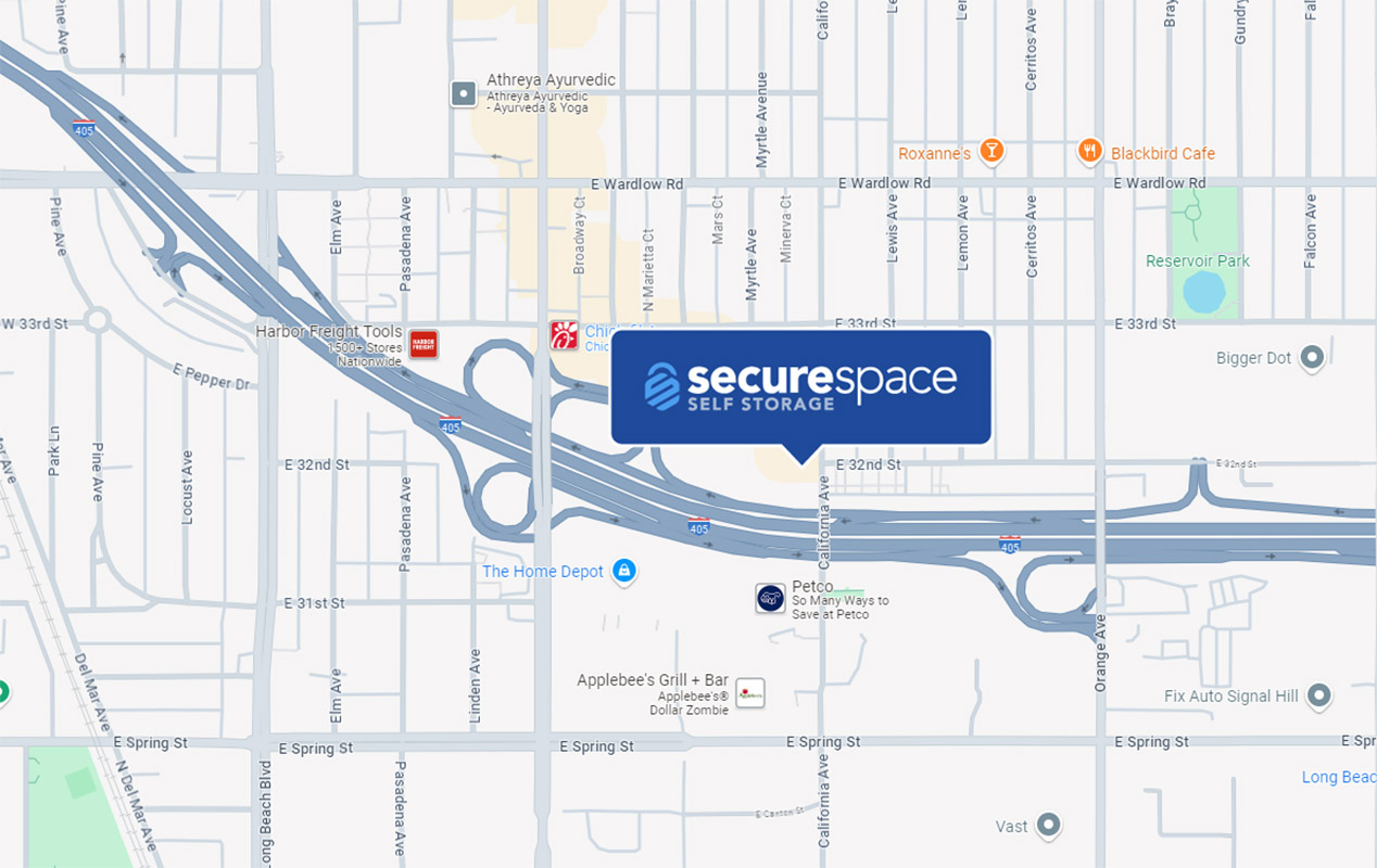 Conveniently located on California Ave., directly accessible from the I-405.