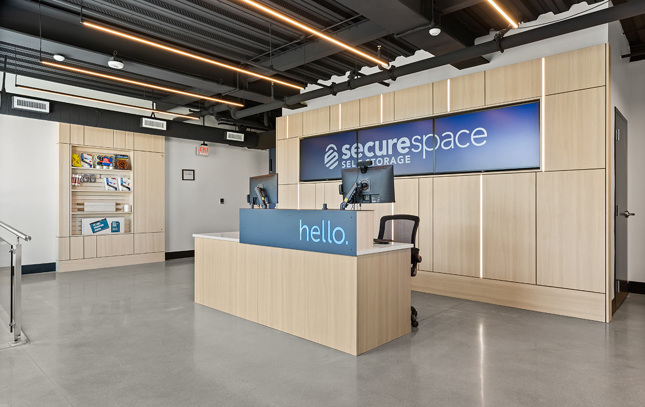 A welcoming lobby and workspace with free WiFi.