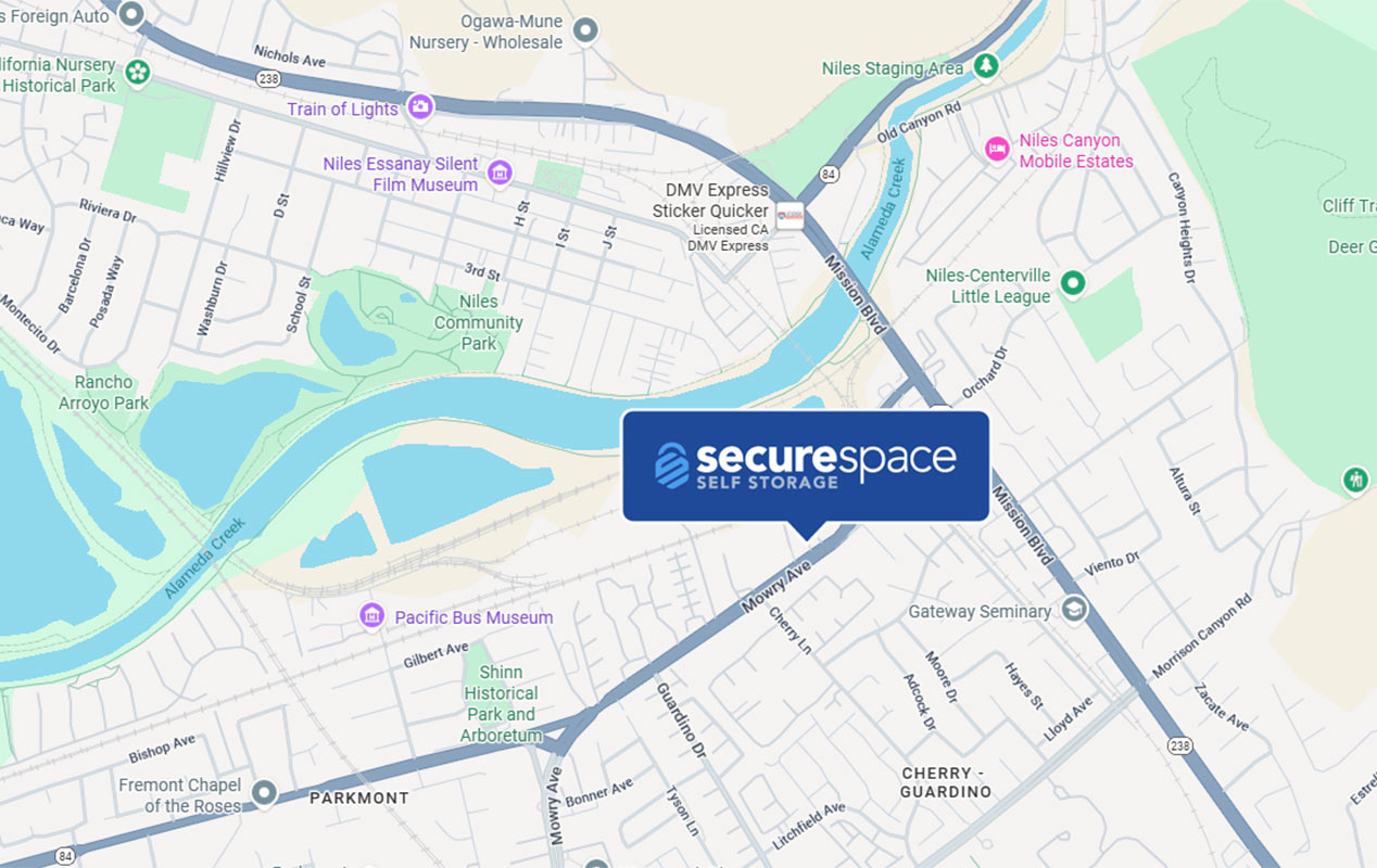 Conveniently located on Mowry Ave, directly accessible from Route 238 (Mission Blvd).